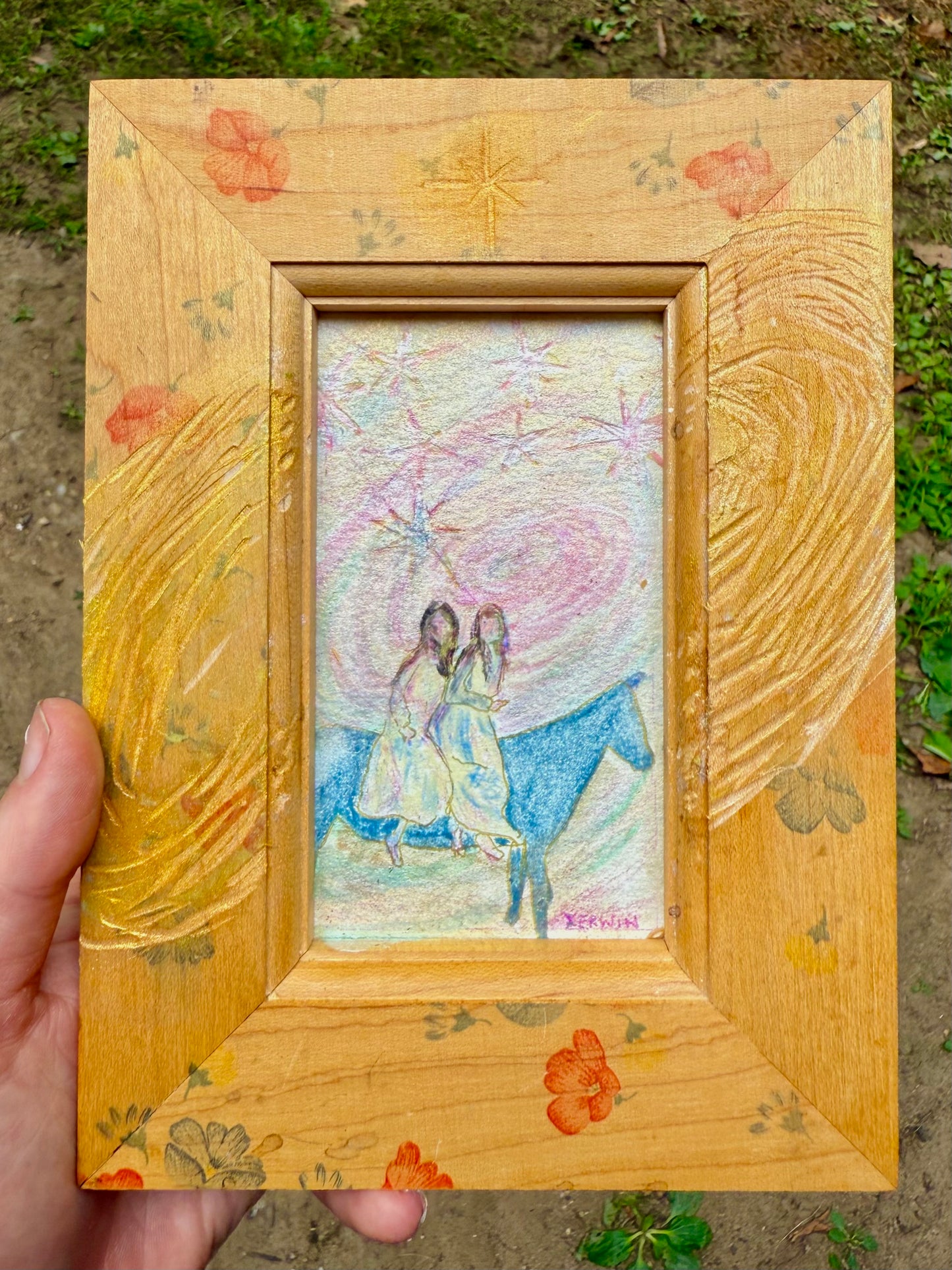 Opalescent Transcendentalists on Horseback