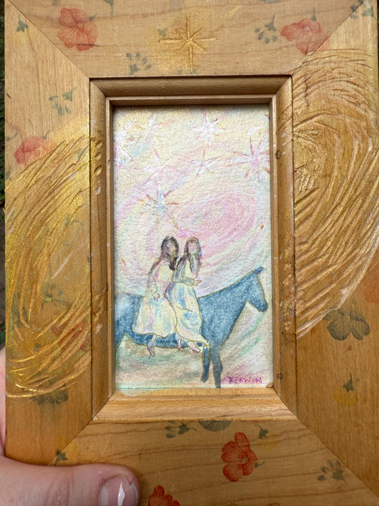 Opalescent Transcendentalists on Horseback